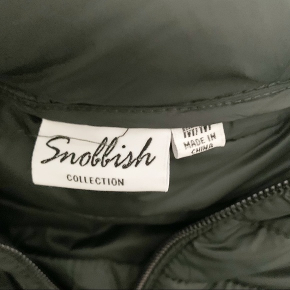 Ymi Snobbish Collection Green Puffer Jacket NWT - Picture 4 of 10